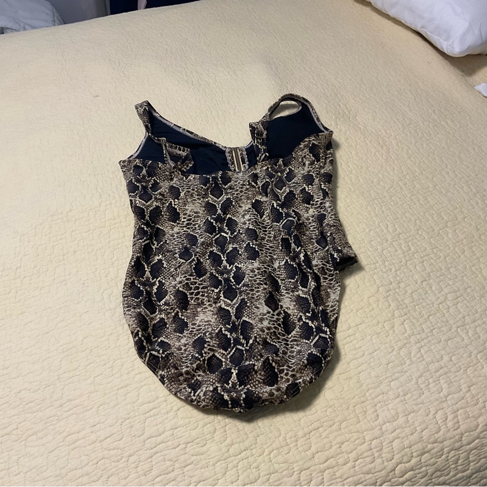 Black and Tan Bathing suit